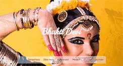 Desktop Screenshot of bhakti-devi.com